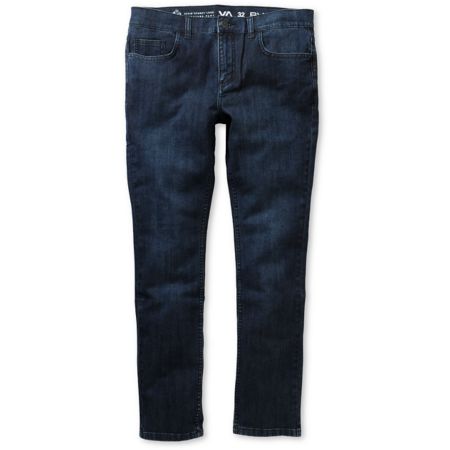 RVCA Spanky II Worn Blue Super Skinny Jeans