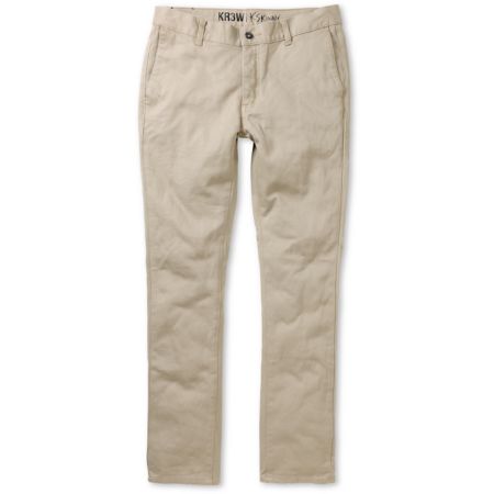 KR3W K-Skinny Khaki Chino Pants