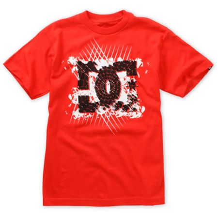 DC Boys Webber Red Tee Shirt