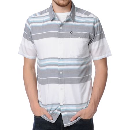 Volcom Garrett V.Co-Logical Stripe Button Up Shirt