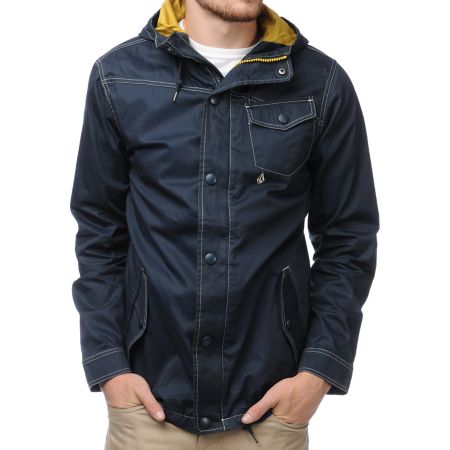 Volcom Shipwrecks Navy Outdoor Jacket