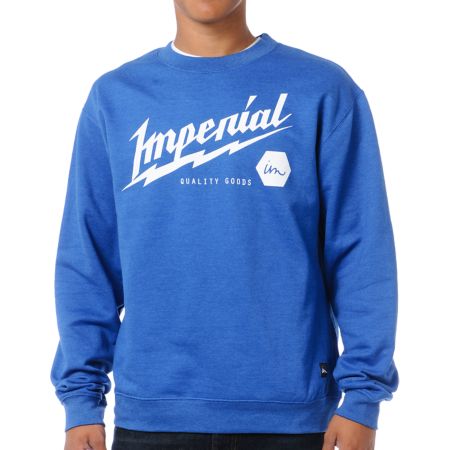 Imperial Motion Power Royal Blue Crew Neck Sweatshirt