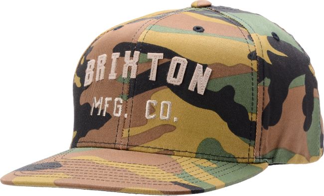 Brixton Arden Camo Snapback Hat