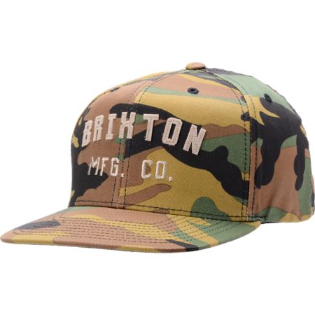 Brixton Arden Camo Snapback Hat
