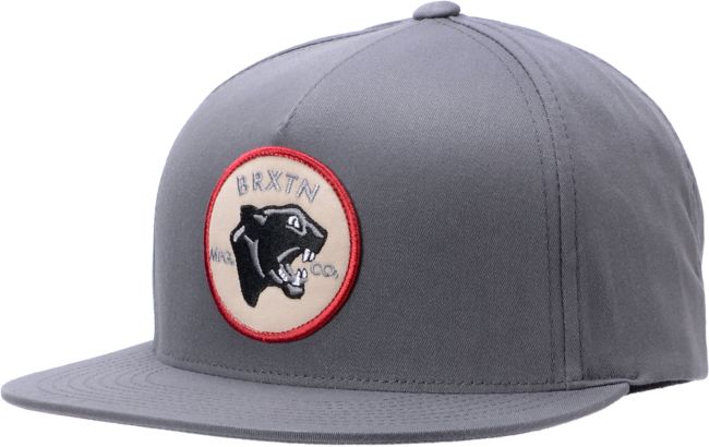 Brixton Seeker Charcoal Snapback Hat