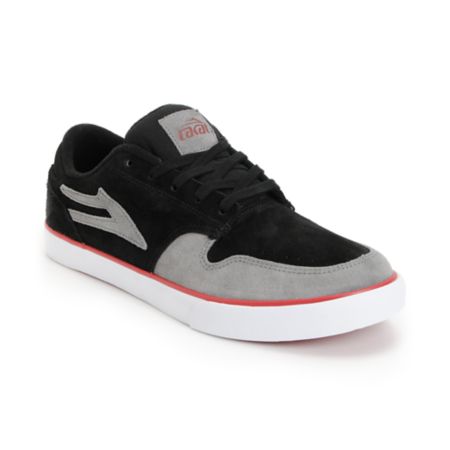Lakai Carroll 5 Black & Grey Suede Skate Shoe