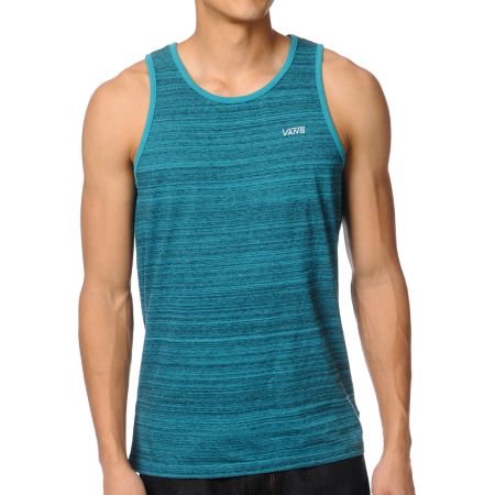 Vans Balboa Turquoise Striped Tank Top