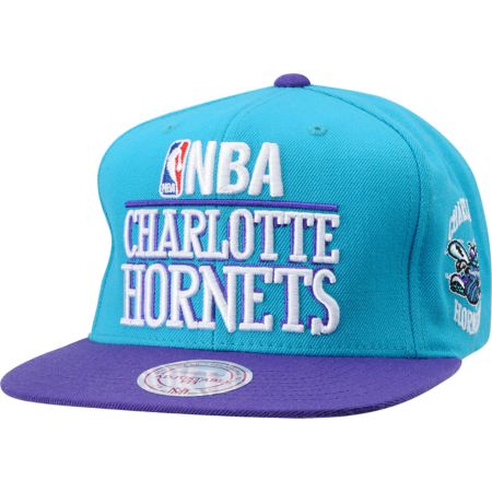 NBA Mitchell and Ness Media Day Charlotte Hornets Snapback Hat