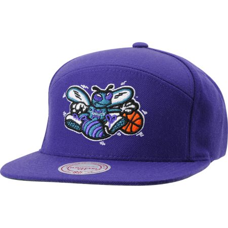 NBA Mitchell and Ness Horizontal Charlotte Hornets Snapback Hat