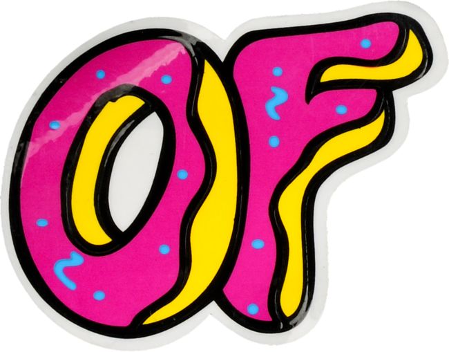 Odd Future OF Donut Vinyl Sticker