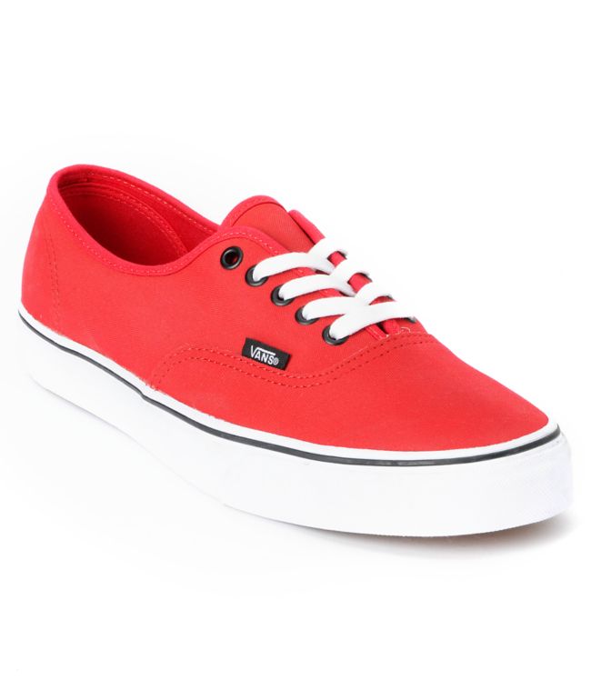 Vans Authentic Tough Poly Red Shoe
