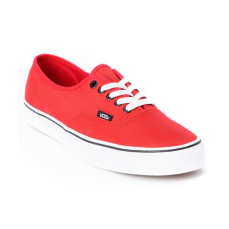 Vans Authentic Tough Poly Red Shoe