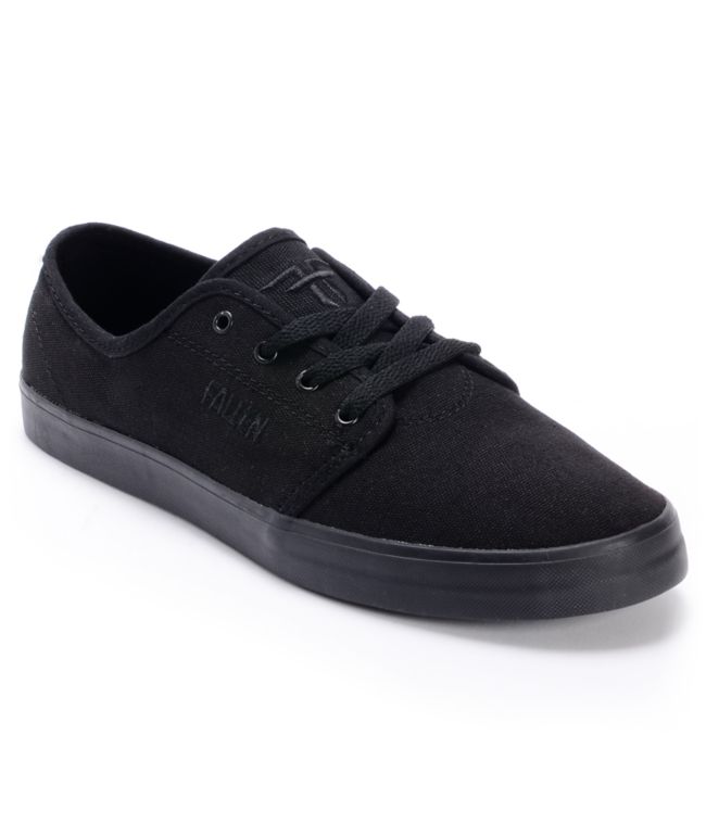 Fallen Daze Black & Black Skate Shoes