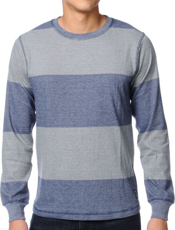 Matix Bornov Navy Long Sleeve Knit Shirt