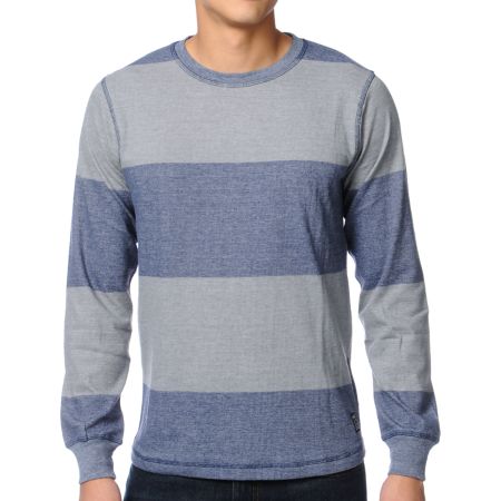 Matix Bornov Navy Long Sleeve Knit Shirt