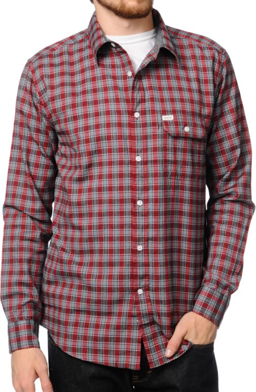 Matix Lomax Red Plaid Button Up Shirt