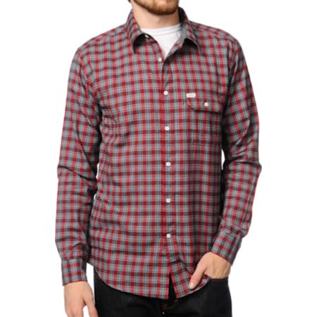 Matix Lomax Red Plaid Button Up Shirt