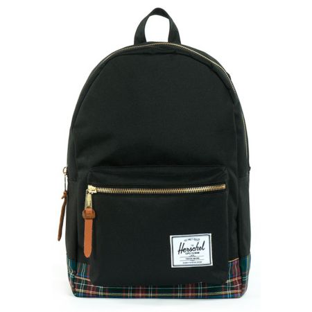 Herschel Supply Black Tartan Settlement Backpack