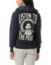 Obey Girls Listen To The People Charcoal Zip Up Hoodie
