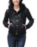 Obey Varsity Lover Black Faux Leather Jacket