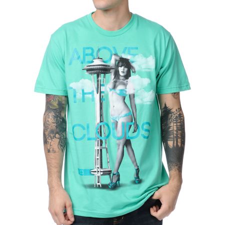 TMLS Above The Clouds Mint Tee Shirt