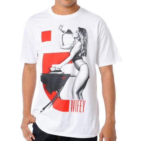 TMLS Wifey 7 White Tee Shirt 