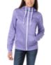 Empyre Girls Essential Heather Purple Full Zip Tech Fleece Jacket