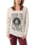 Obey Listen To The People Natural Vandal Crew Neck Sweatshirt