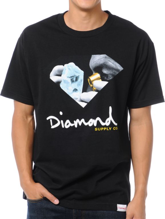 Diamond Supply Scope Black Tee Shirt
