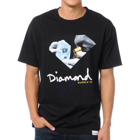 Diamond Supply Scope Black Tee Shirt