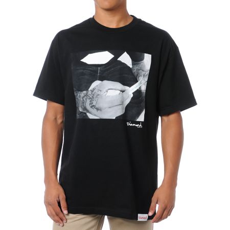 Diamond Supply Rollin Diamonds Black Tee Shirt