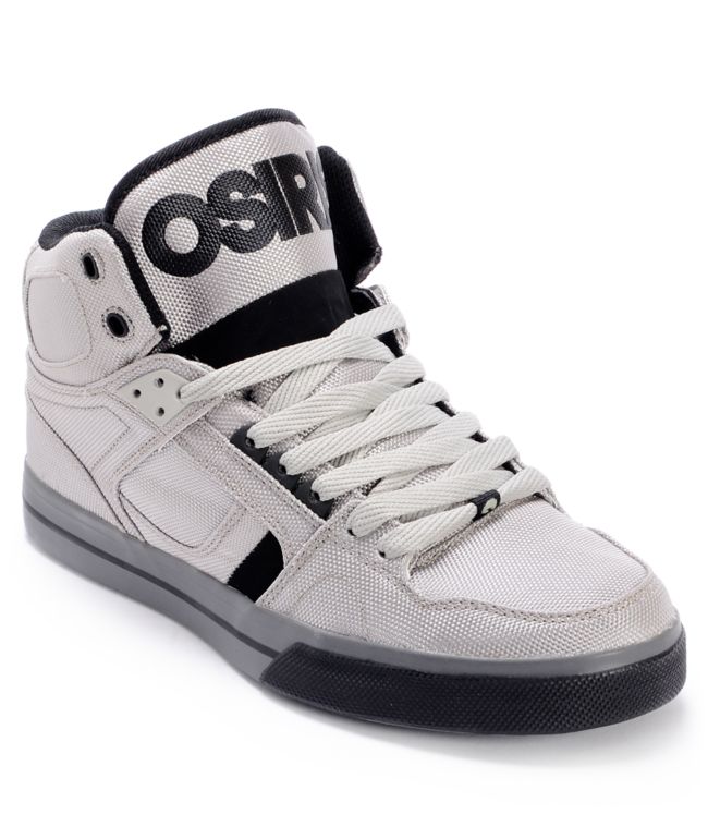 Osiris NYC 83 VLC Ballistic Grey & Black Skate Shoe