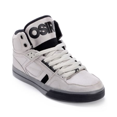 Osiris NYC 83 VLC Ballistic Grey & Black Skate Shoe