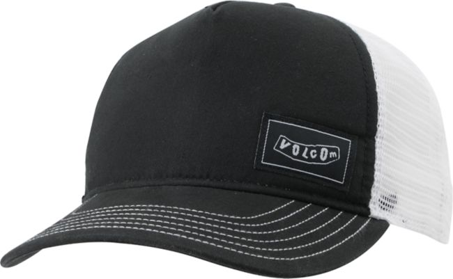 Volcom Girls Simple Stone Cheese Black Snapback Hat