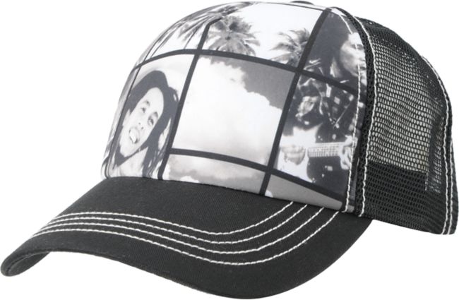 Billabong x Bob Marley Jahman Black Trucker Hat