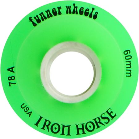 Iron Horse The Funner Green 60mm Longboard Wheels 