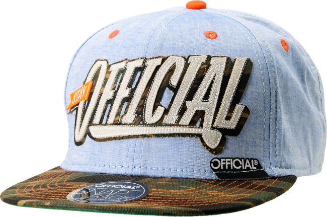 Official Stay Official Chambray & Camo Snapback Hat