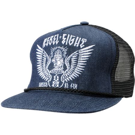 REBEL8 Darwin Denim Snapback Trucker Hat 