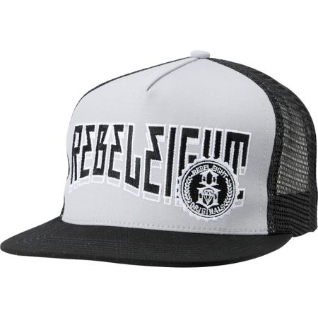 REBEL8 Highway Black & Grey Snapback Trucker Hat 