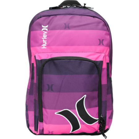 Hurley Girls Sync Pink Laptop Backpack