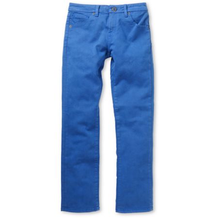 Volcom Boys Vorta Blue Slim Jeans