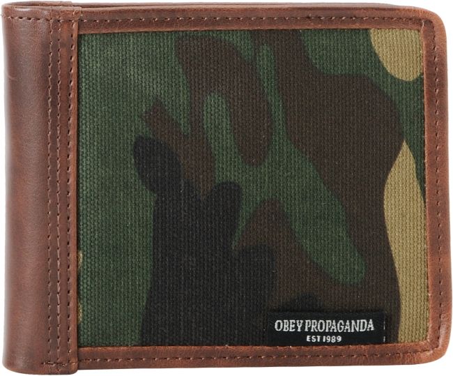 Obey Craftwork Camo Bifold Wallet