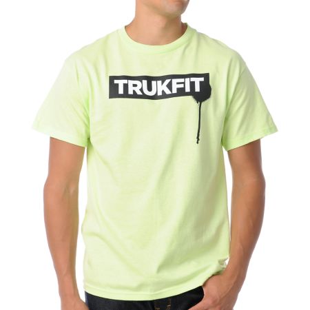 Trukfit Original Drip Slime Green Tee Shirt