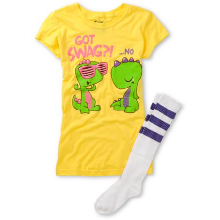 Bitter Sweet Got Swag Graphic Tee & Socks Pack