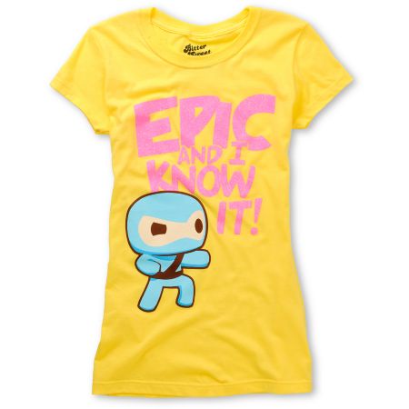 Bitter Sweet Epic Ninja Yellow Tee Shirt 