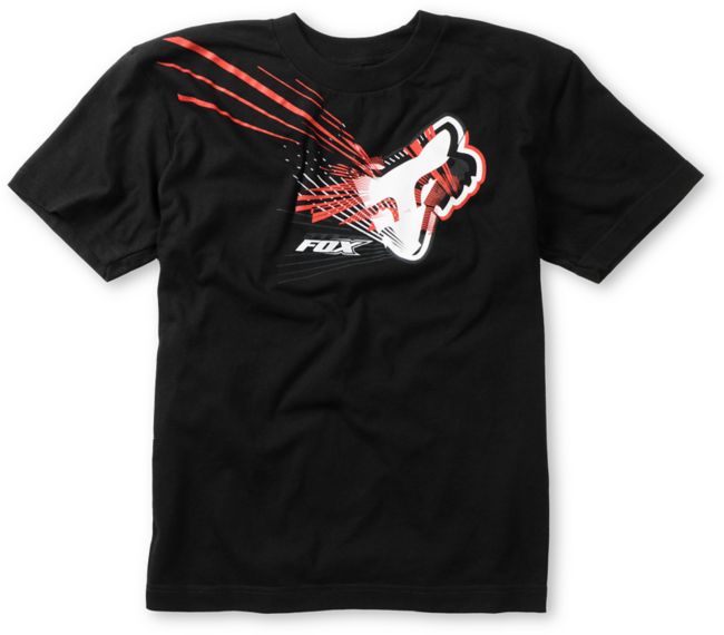 Fox Boys Spillage Black Tee Shirt