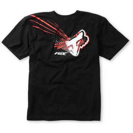 Fox Boys Spillage Black Tee Shirt