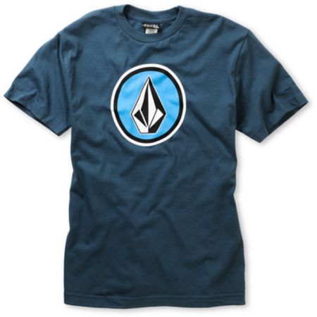 Volcom Boys Cognito Navy Blue Tee Shirt