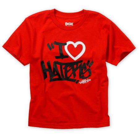 DGK Boys Motivation Red Tee Shirt