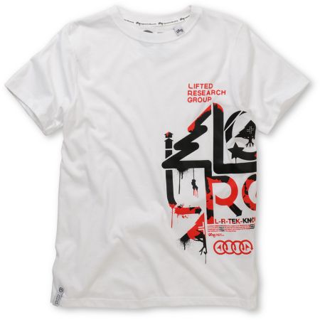 LRG Boys Stencil White Tee Shirt
